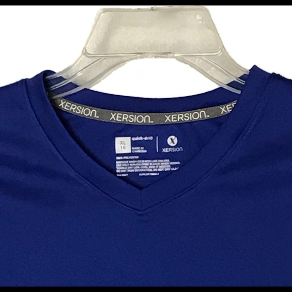 Xersion quick dry workout navy blue XL t-shirt - Picture 2 of 6